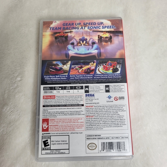Team Sonic Racing for Nintendo Switch - Picture 2 of 3